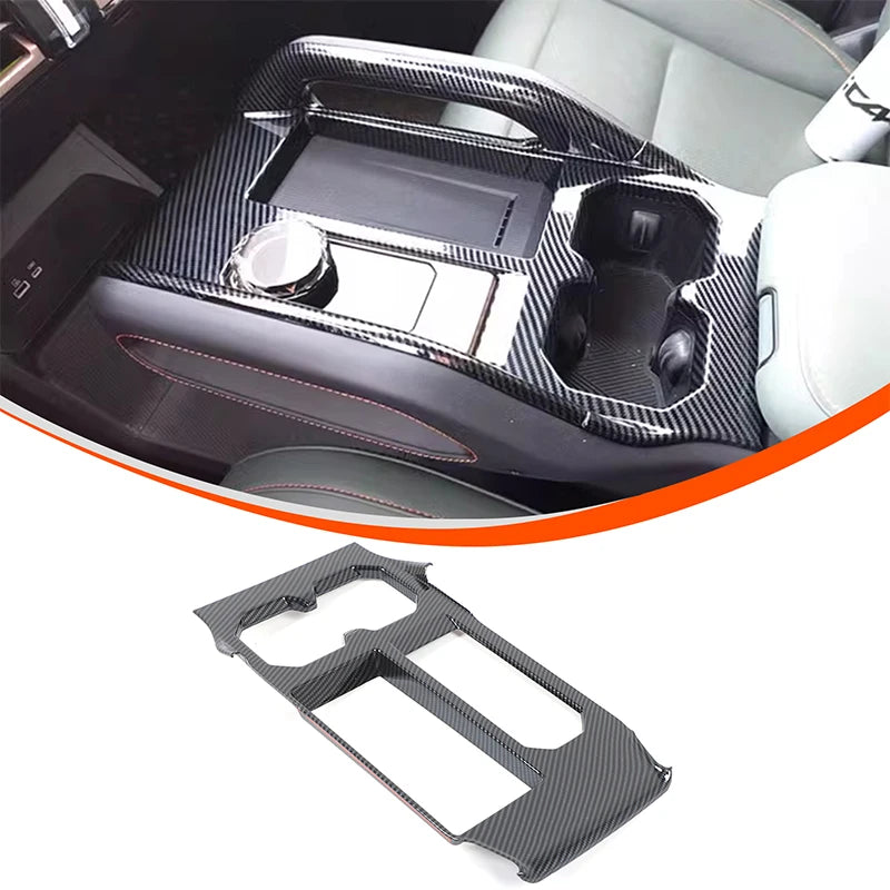 For Chery JAECOO J6 Icar 03 2024 2025 interior Accessories door handle gearshift panel steering wheel cover Carbon Fiber