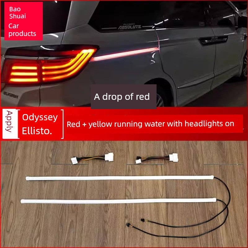 15-24 Honda Odyssey Track Ambience Light 64 Color Elysion Restoration Accessories Car Door Slide Waterfall Light