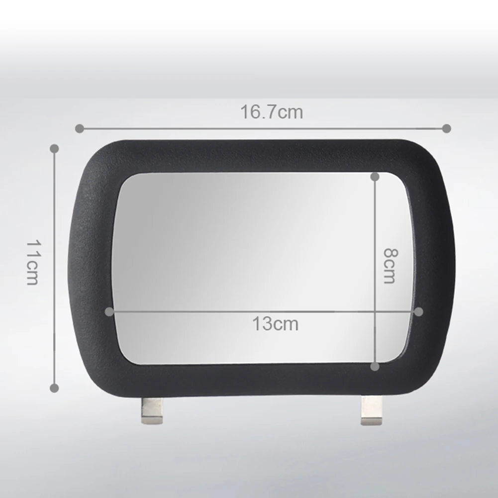 Car Sun Visor Cosmetic Mirror Portable Auto Interior Make Up Mirror Car Sun Visor Decorative Mirror Car Interior Accessories