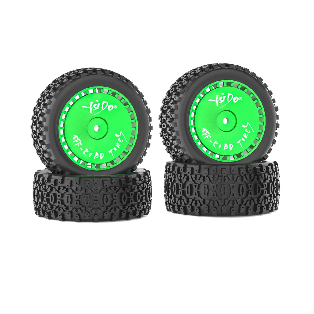 Front Rear Tires Wheel Tyre for Wltoys 144001 144010 124016 124017 124010 ZD Racing BX12 1/12 1/14 RC Off-Road Car Upgrade Parts