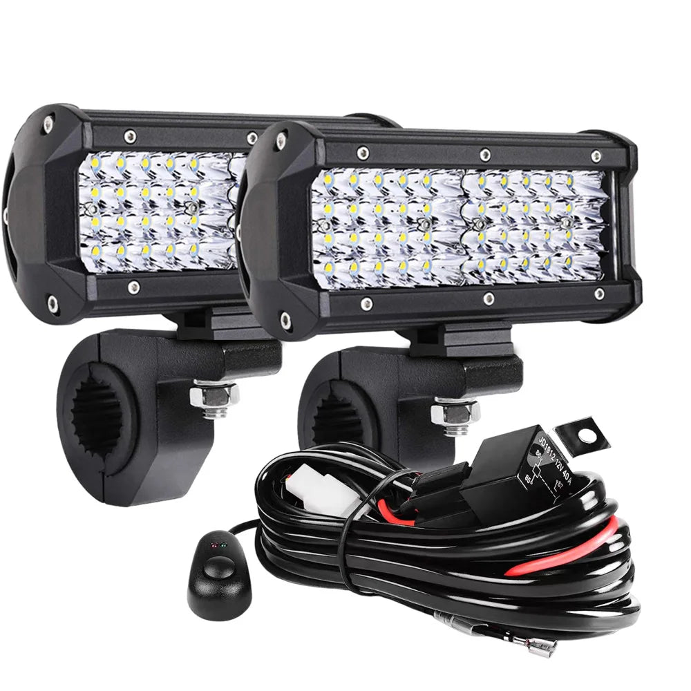 LED Light Bar Car Offroad 4X4 Led Headlights 12-24V Spotlights Ledbar Pods Driving Fog Light for Truck ATV SUV Auto Accessories