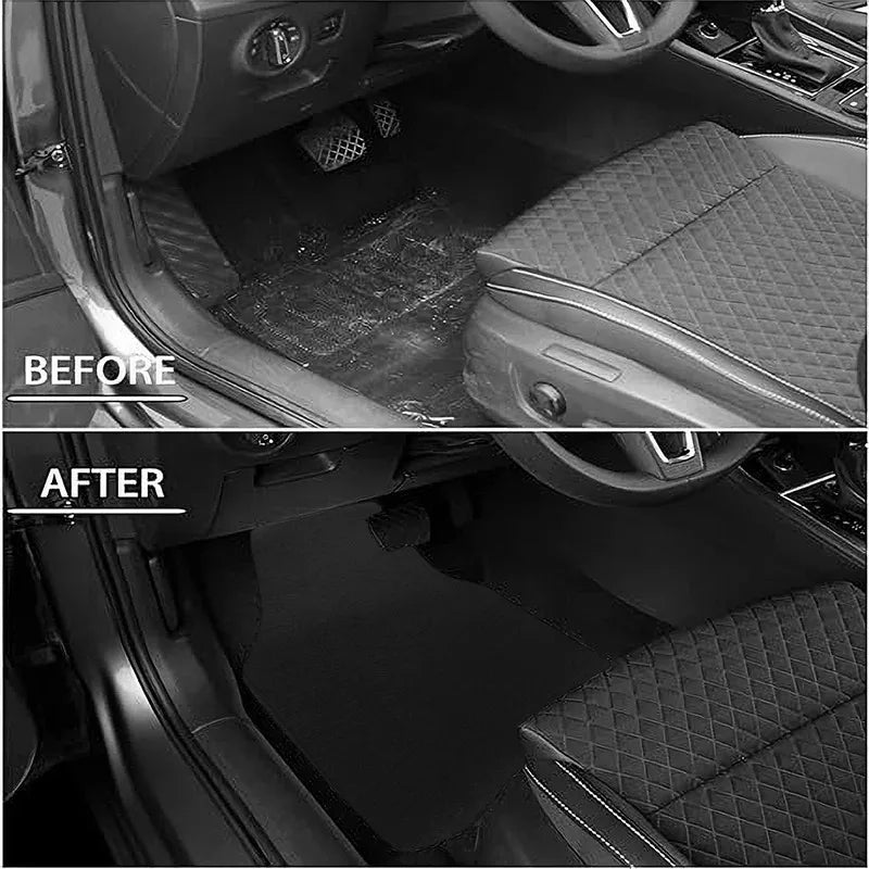 Non-Slip Carpet Car Floor Mat Front & Rear Automotive Carpet Floor Mats Dirt and wear-resistant Absorb Water Foot Pads Universal