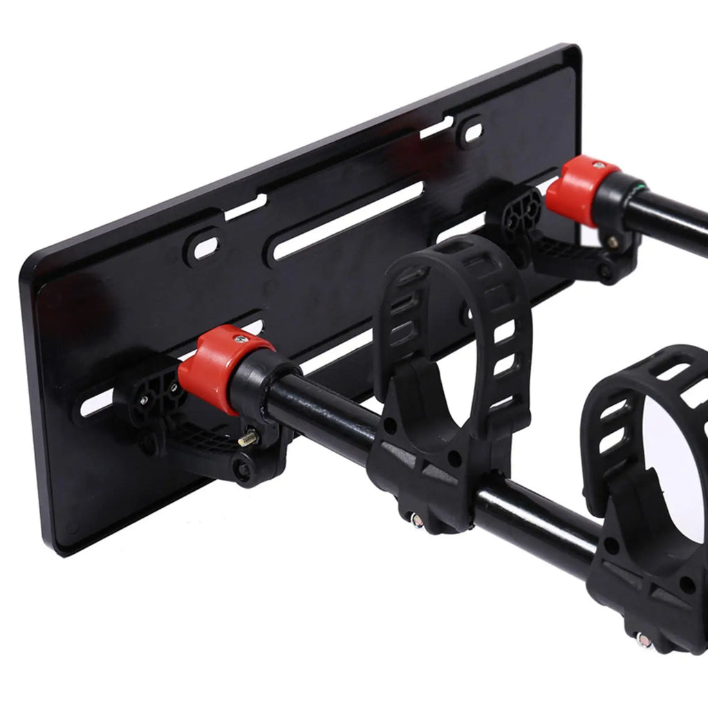 Auxiliary License Plate Holder 17.8x6.3inch Universal Accessory for Car External Rear Racks Simple Assembly