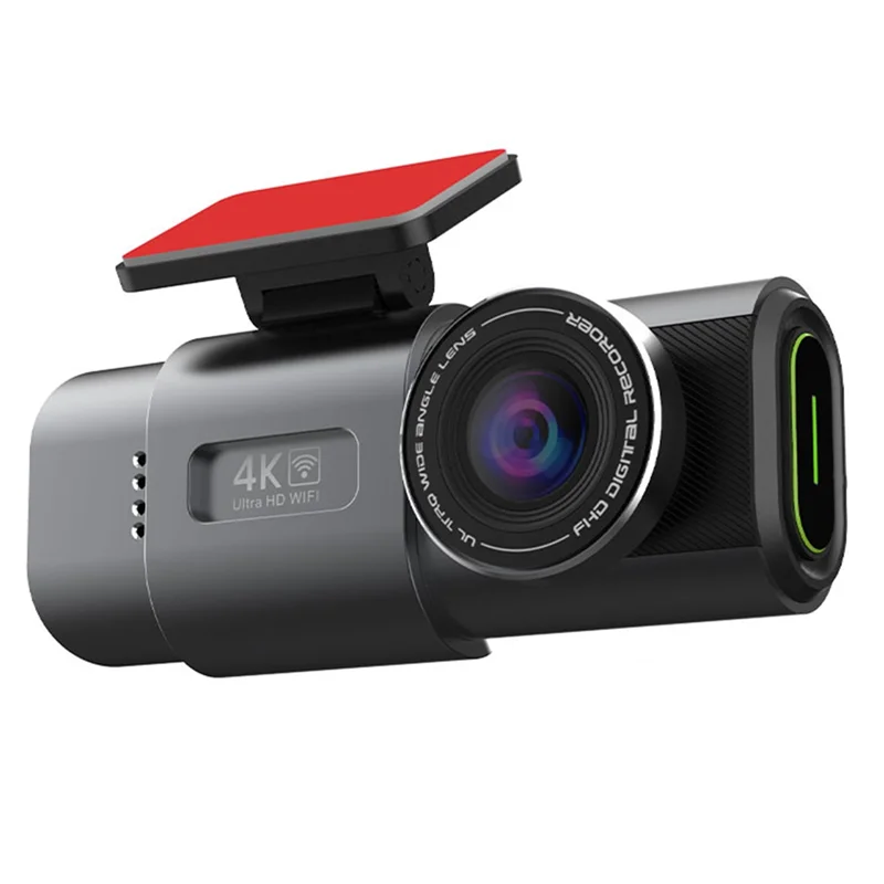 A99E-4K UHD Dash Cam DVR Car Camera Night Vision Video Recorder Dual Lens Built-In Wi-Fi GPS 24H Parking