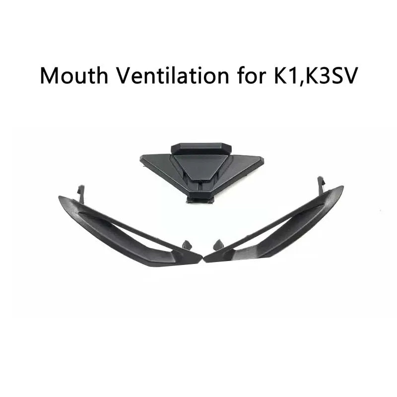 Motorcycle Helmet Accessories for AGV K1 K3SV K5 K3 K4 base Nose peak K1 Mouth Ventilation Top Ventilation Back Bottom accessory
