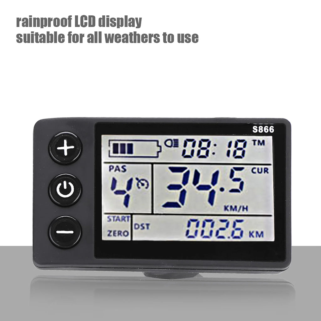 Motor Controller LCD Motor Controller 24V‑48V Waterproof LCD Display Panel Electric  Scooter Brushless Controller Kit