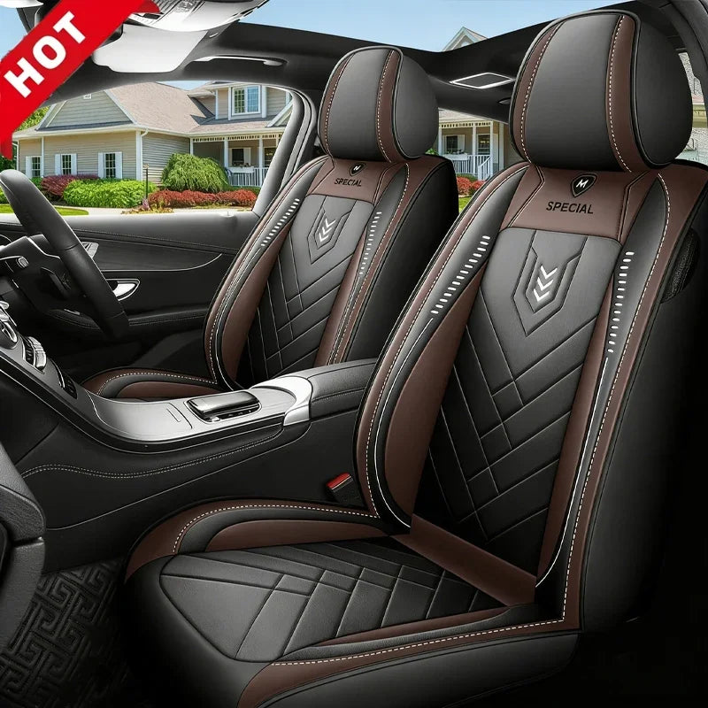 1pcs Car seat cover full surround new seat cushion leather car cover Four season universal seat cover seat cover