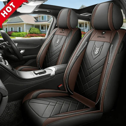 1pcs Car seat cover full surround new seat cushion leather car cover Four season universal seat cover seat cover