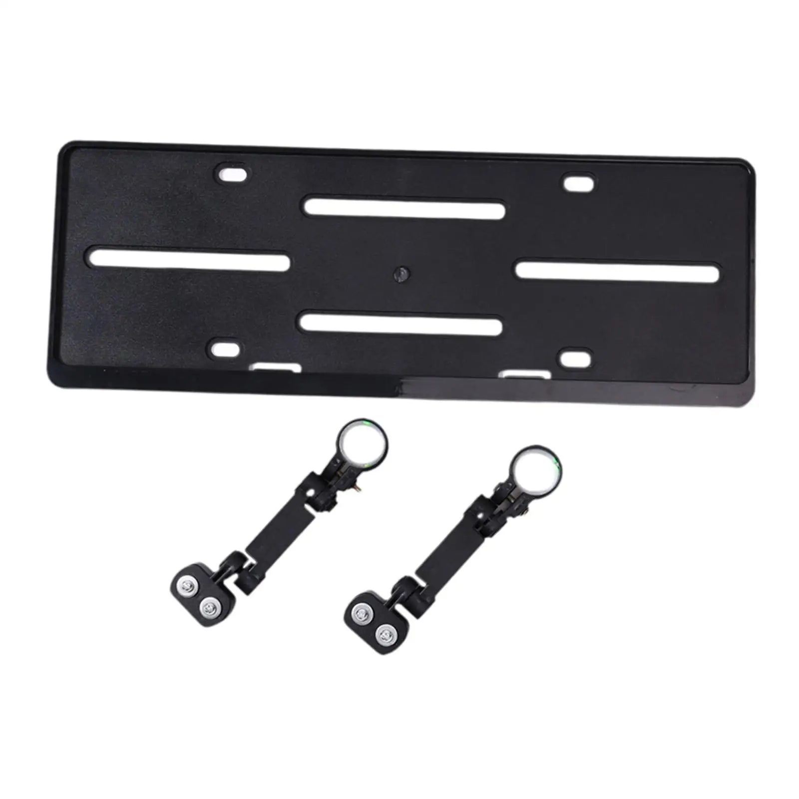 Auxiliary License Plate Holder 17.8x6.3inch Universal Accessory for Car External Rear Racks Simple Assembly
