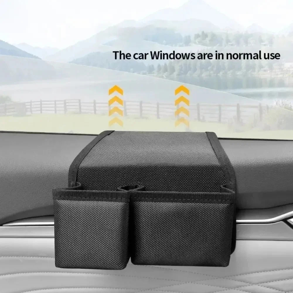 Multifunctional Car Organizer Box Side Door Window Storage For Travel Business Trip Camping Daily Commuting Vehicle Sedan