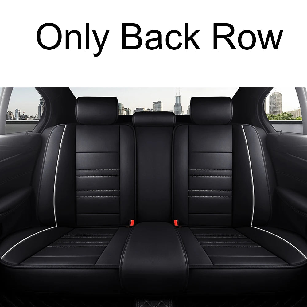 Full Coverage Pu Leather Car Seat Covers for KIA Stinger Cadenza K3 K5 K9 Sportage Ceed Rio Sportage EV5 Car Accessories