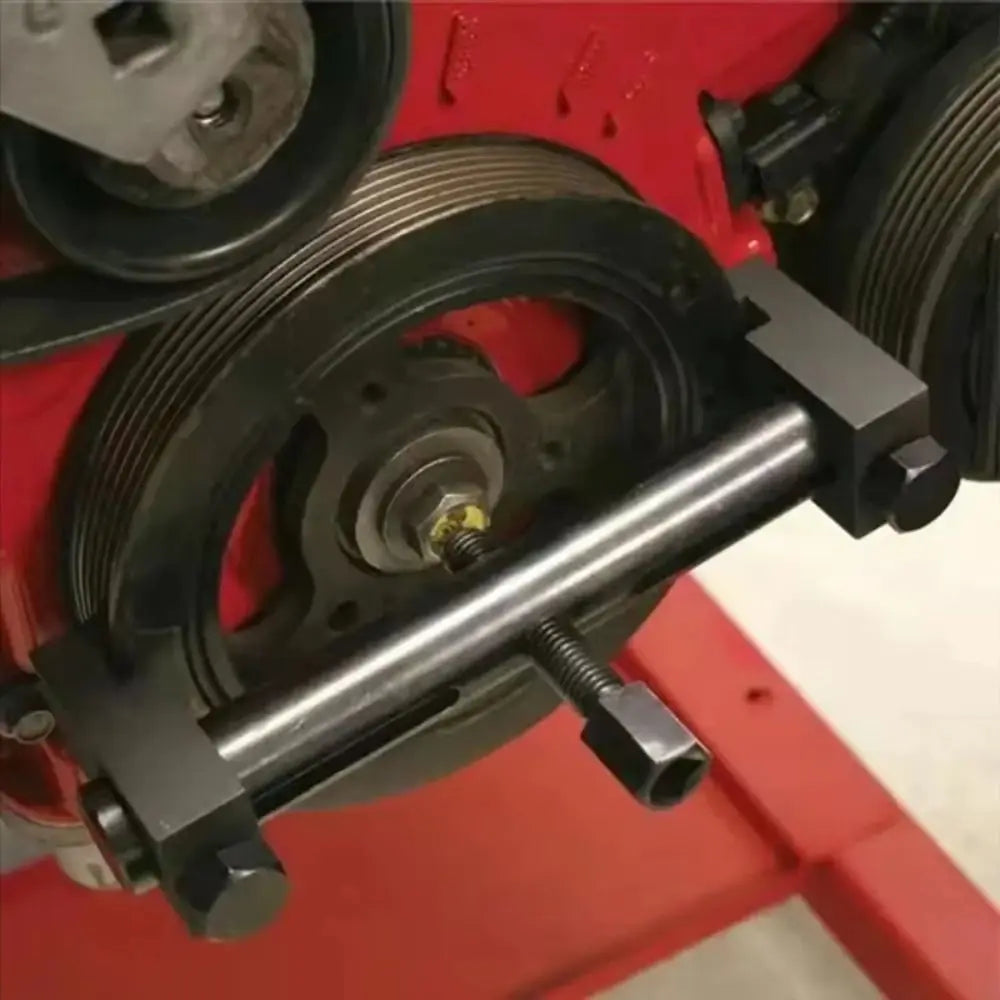 Adjustable Design Pulley Removal Tool Set Firm Grip Non-slip Crankshaft Remover Tool Universal Fit Easy Operation