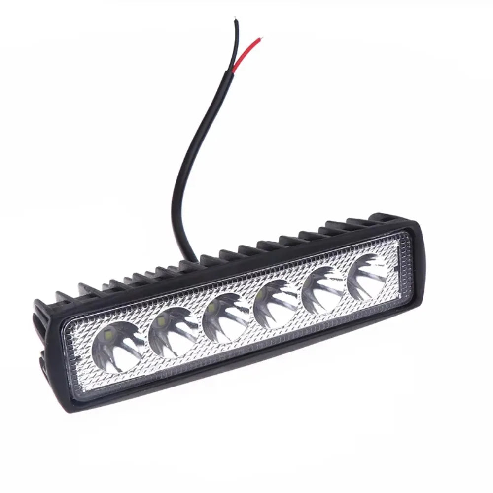 Light Bar 6 LED LED Car Work Light 800 LM High Bright DRL Spotlight 12 V 18 W Driving Fog Lamp Off-road Automobile