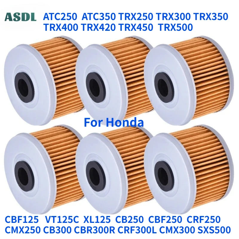 Oil Filter For Honda VT125 VT125C Shadow XL125 XL125V Varadero De Luxe CBF VT XL 125 CBF250 CRF250 CRF250F CRF 250 SXS500M