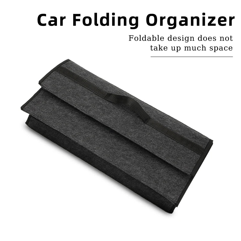 Felt Car Trunk Organizer Box Car Storage Bag Storage Organizer Tool For Infiniti Q50 FX35 Q30 G37 Q70 QX70 G35 Q60 QX50 QX60 QX8