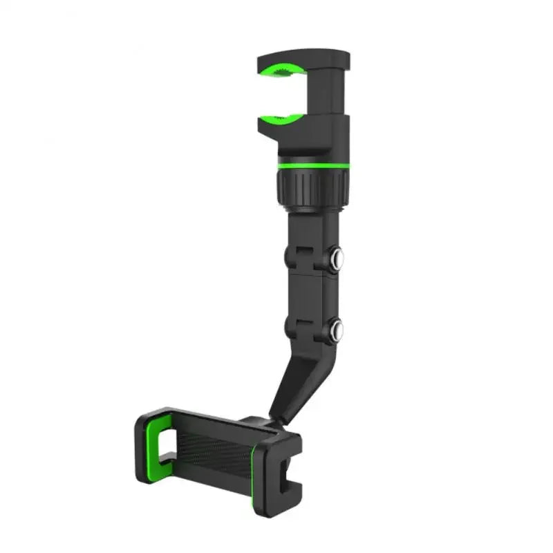 Car Phone Holder Multifunctional 360° Rotatable Auto Rearview Mirror Seat Hanging Clip Bracket GPS Support Car Accessories