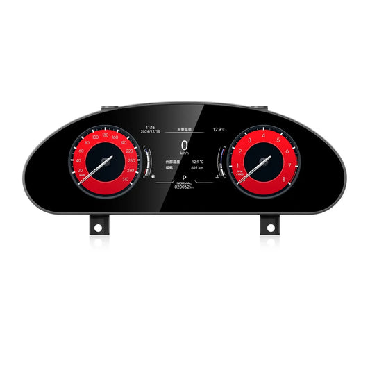 12.3 Inch Car Digital Cluster for Maserati GranTurismo GT 2007 2015 Auto LCD Dashboard Speedometer Virtual Cockpit New Upgrade