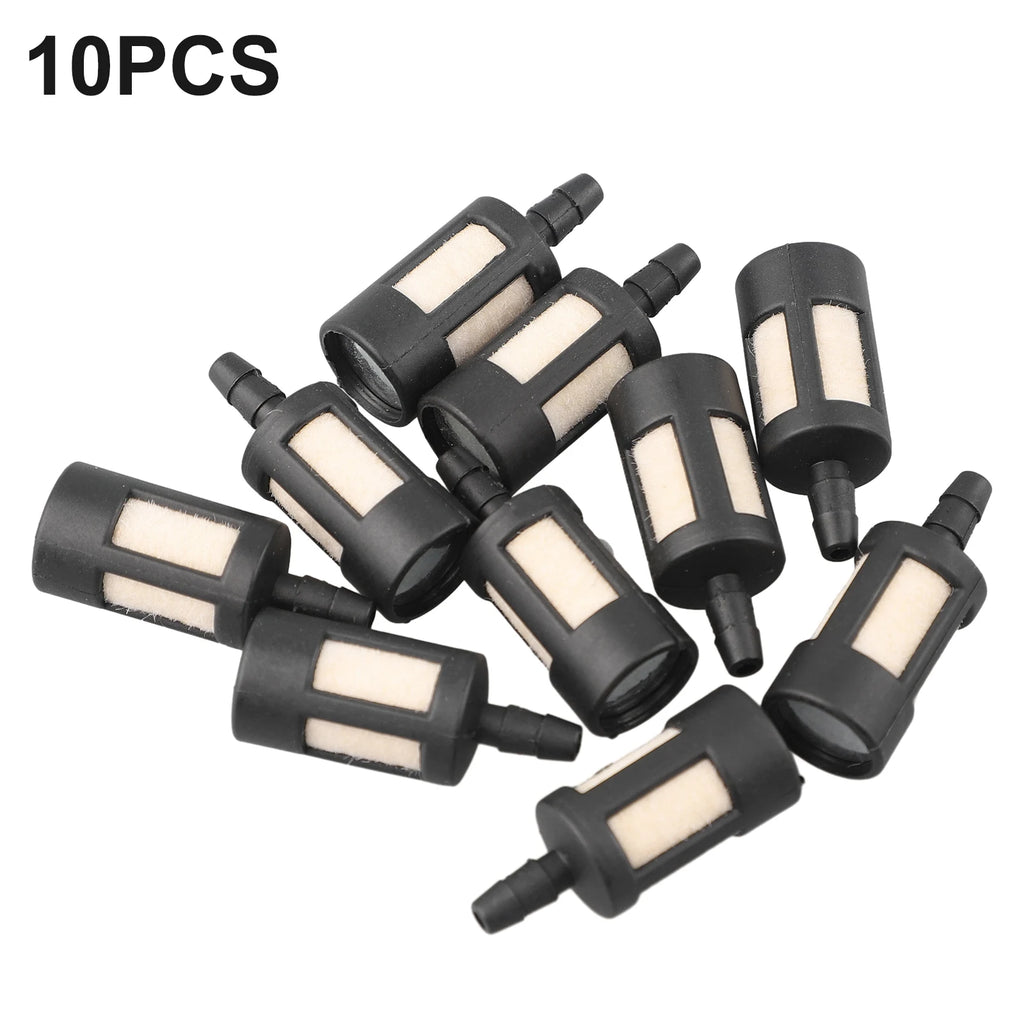 10 Pcs General Fuel Filter For Gasoline Garden Machinery Grass Trimmer Chainsaw Carburetor Garden Tools Replacement Fuel Filters