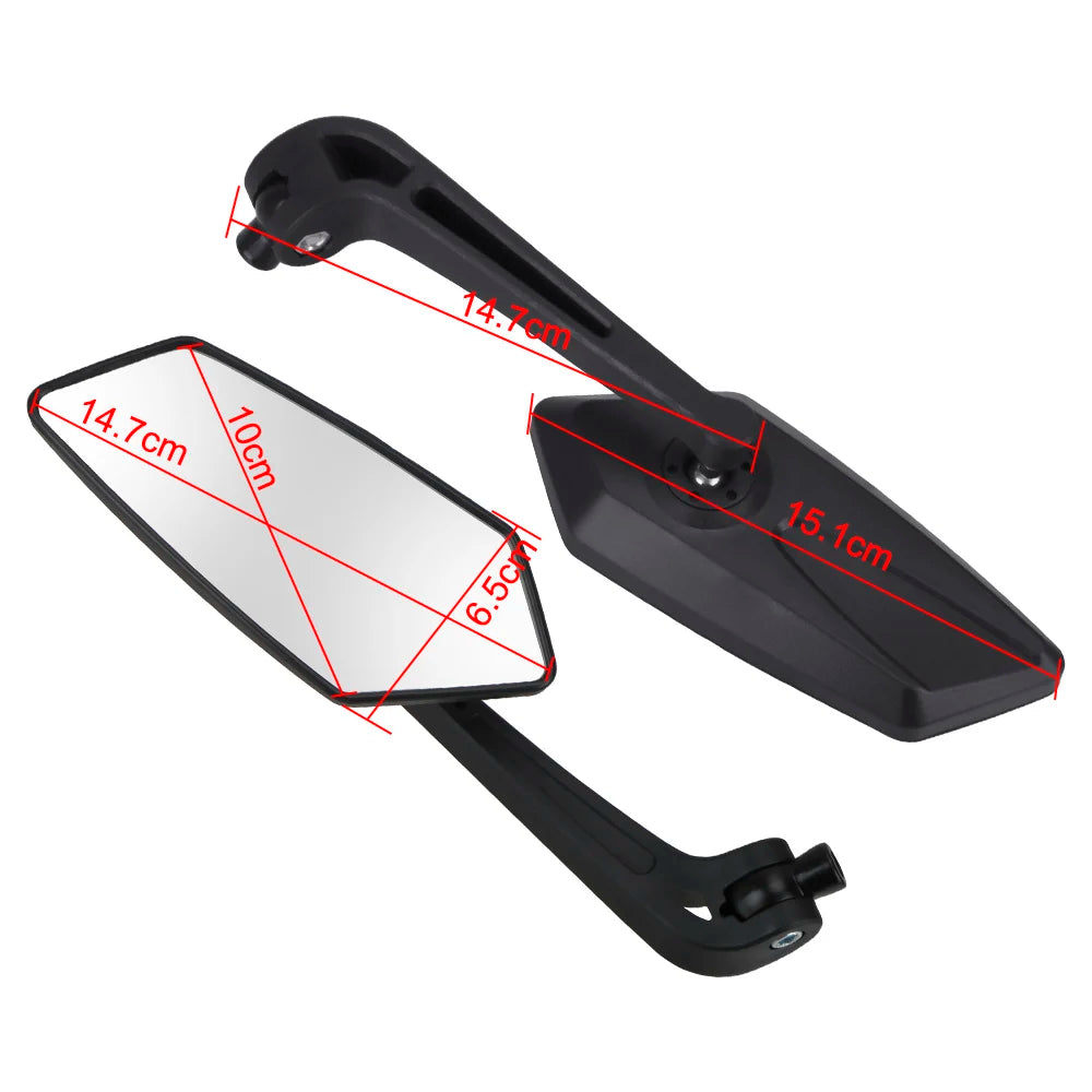 Adjustable Universial Motorcycle Accessories For Cafe Racer Motorcycle Rearview Mirrors Side Mirrors