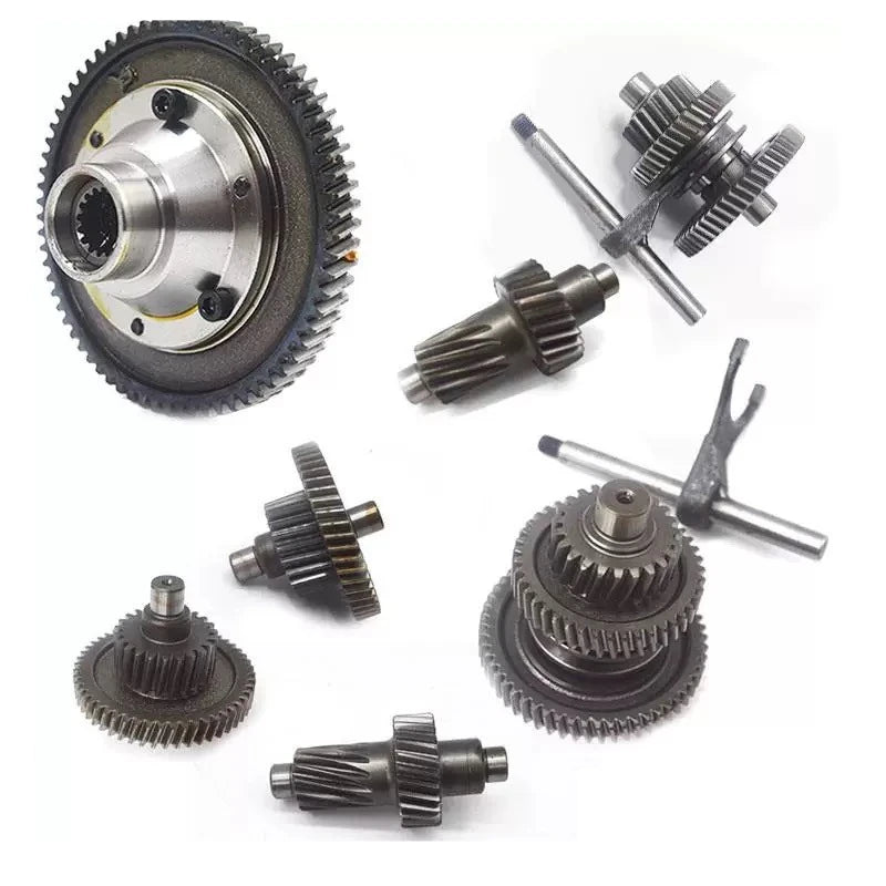 Conjunto de engranaje diferencial para triciclo eléctrico, caja de cambios, engranaje cónico planetario, grupo de engranajes, accesorios de modificación del eje trasero