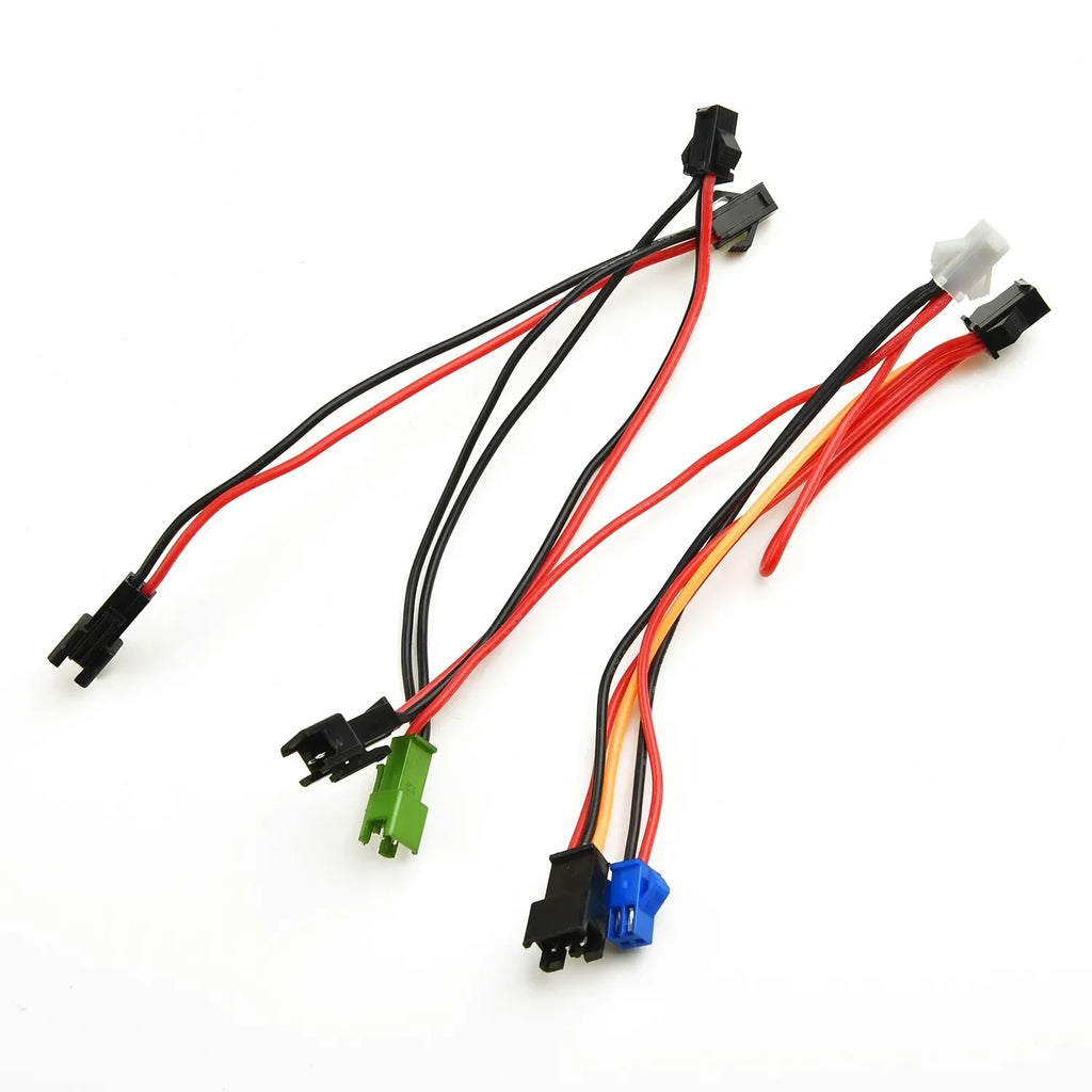 Cable de luz trasera para bicicleta eléctrica (24/36/48 V/60 V), cable de goma resistente para faros delanteros y traseros de bicicleta eléctrica (24-60 V).