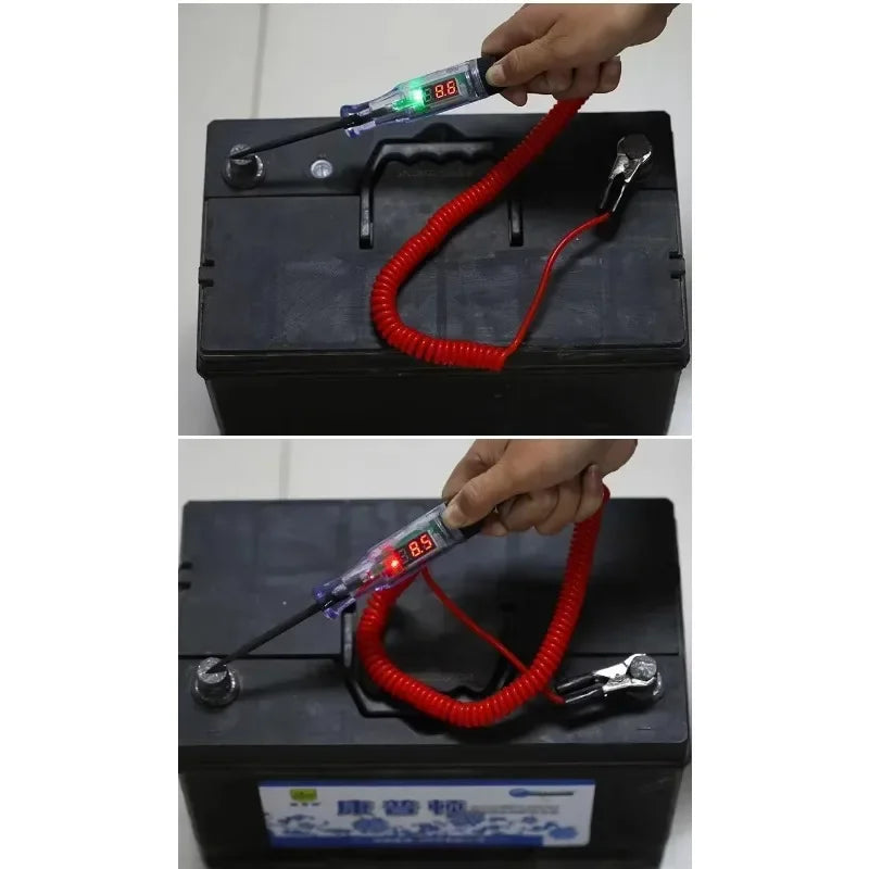12V 24V 72V Car Truck Voltage Circuit Tester Auto Car Diagnostic Probe Test Pen Light Bulb Electric Measuring Pen Repair Tools