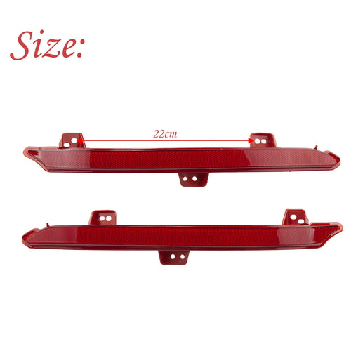 1 Pair Car Rear Bumper Reflector Bracket Stop Brake Light For Honda Accord 2018 2019 2020 2021 2022 Accessories 33555-TVA-H01