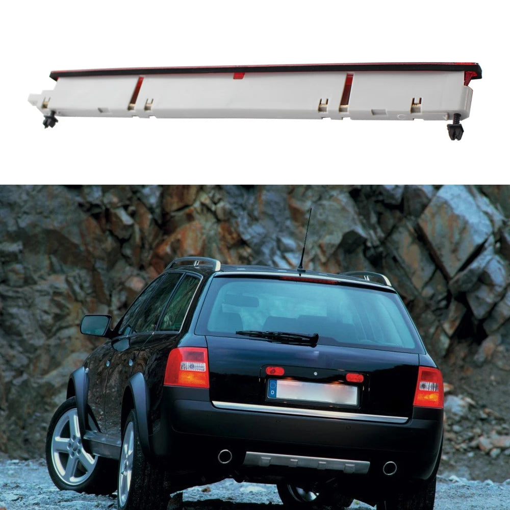 Tercera luz de freno de coche 4B9945097A para Audi A6 C5 S6 AVANT 1998 1999 2000 2001 2002 2003 2004 2005 Luz de freno de montaje alto