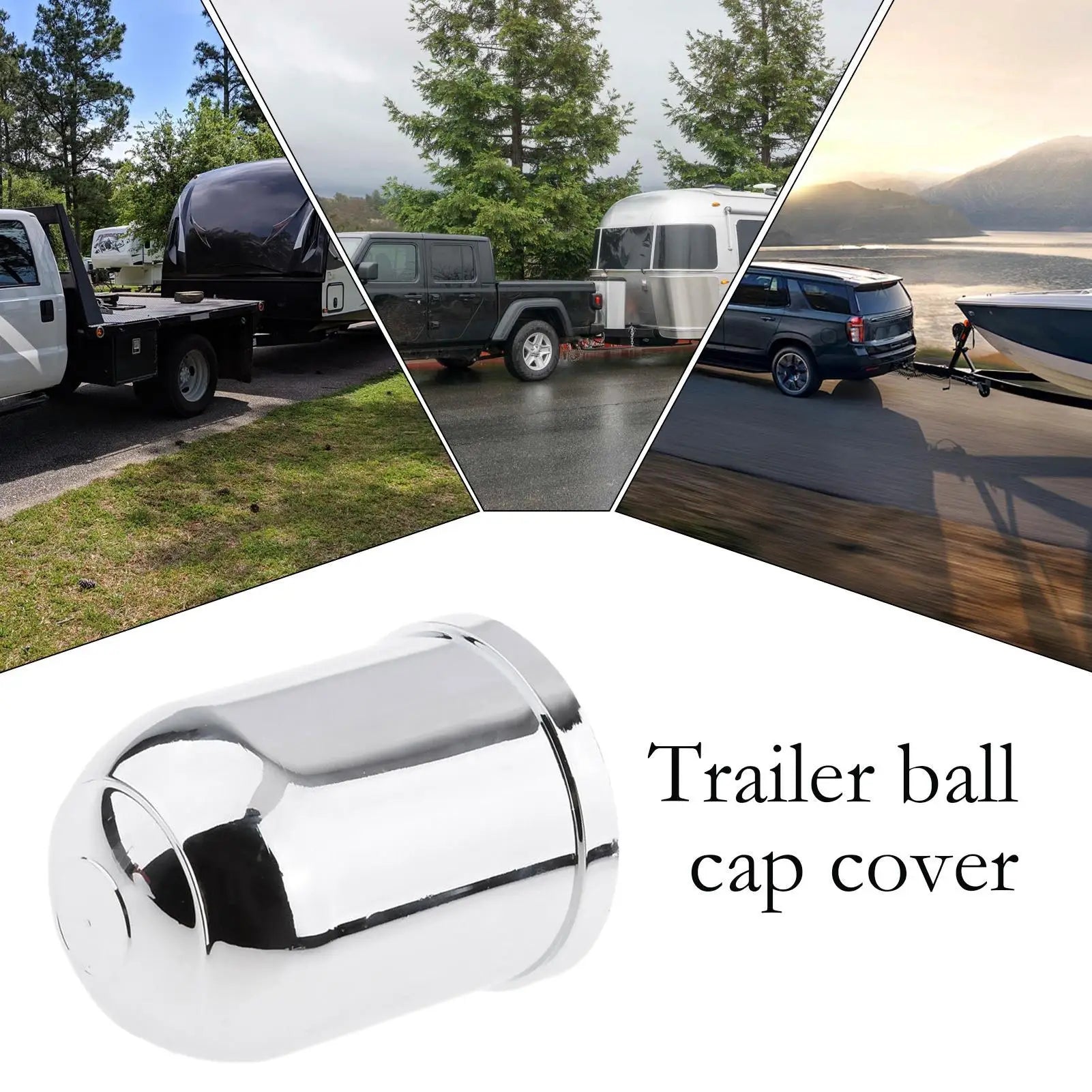 Trailer Hitch Ball Cover with clips car trailer Tow Ball Cover Universal Trailer Accessories for Truck Towing Car Boat