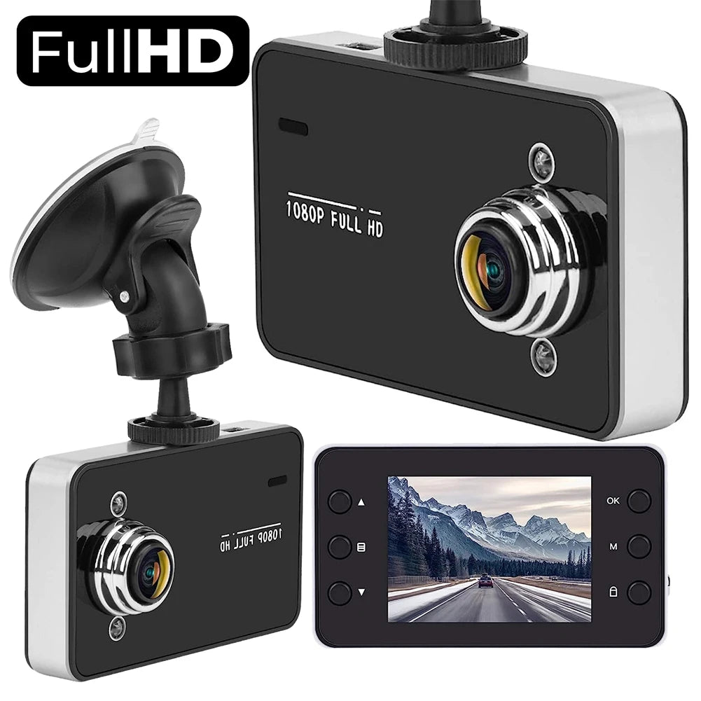1080P Full HD Dash Cam Loop Recording Car Video Recorder Motion Detection Vehicle Driving Recorder Night Vision Support TF 32G