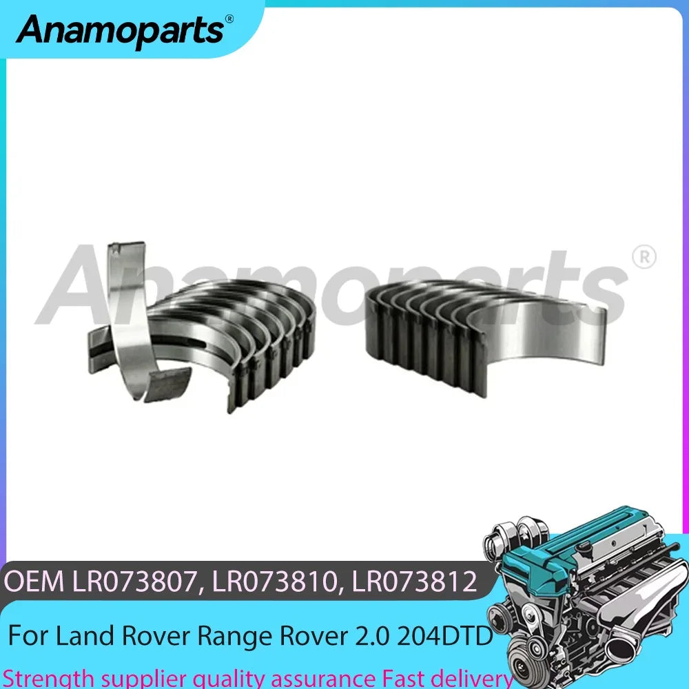 Engine Parts 0.25 Main Bearing & Connecting Rod Bearing Set Fit 2.0 T For Land Rover Range Rover Evoque Jaguar 2.0T 204DTD 14-24