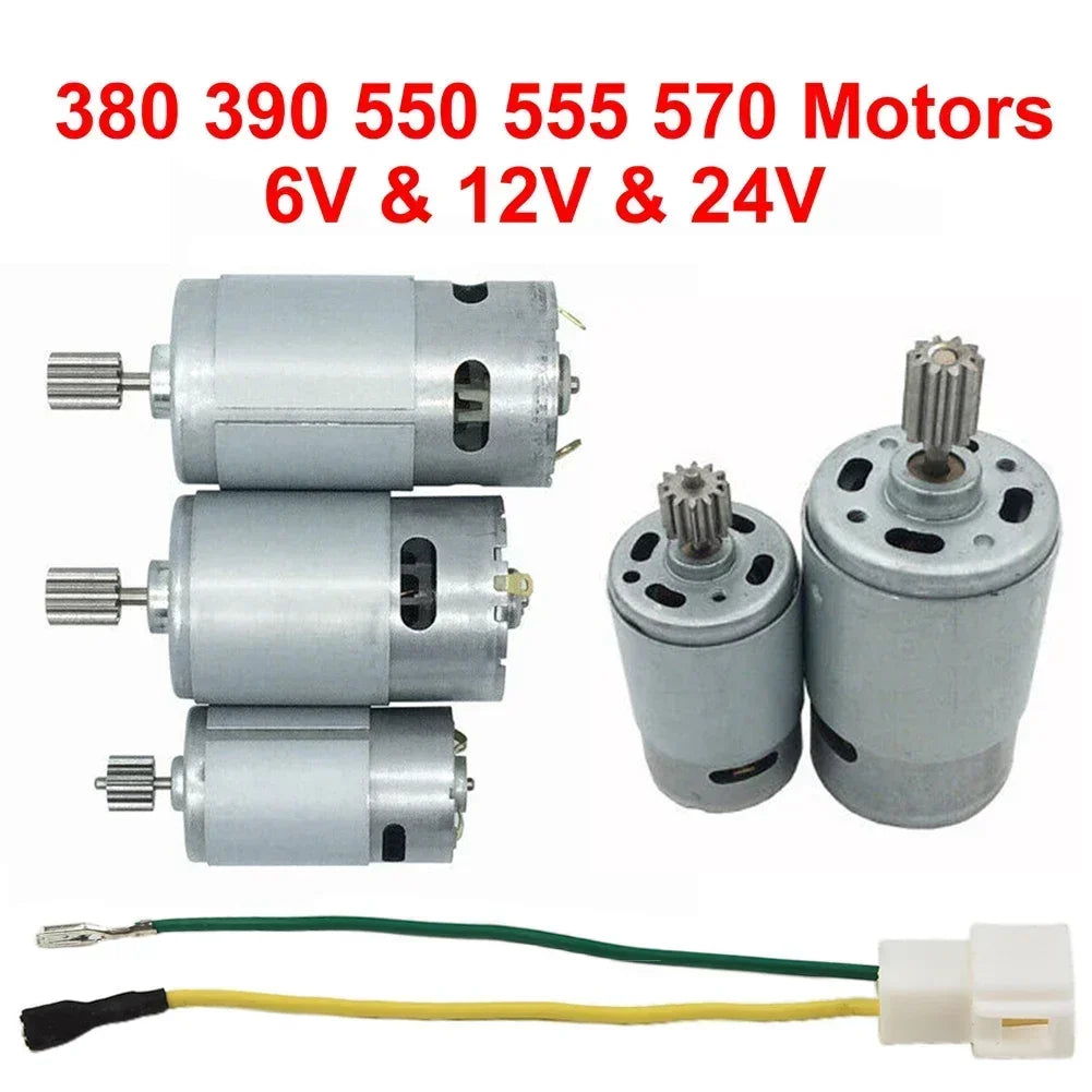 Motors Wire Gear For Kids Electric Car 550 RS390 RS380 12V 6V DL555 24V 10 Teeth 1cm Home Electrical Equipment Supplies