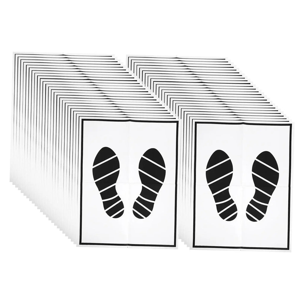 50 Pieces Disposable Paper Car Detailing Folding Floor Mats Waterproof Vehicle Foot Mat for Hotel Suvs Kitchen Home Trucks