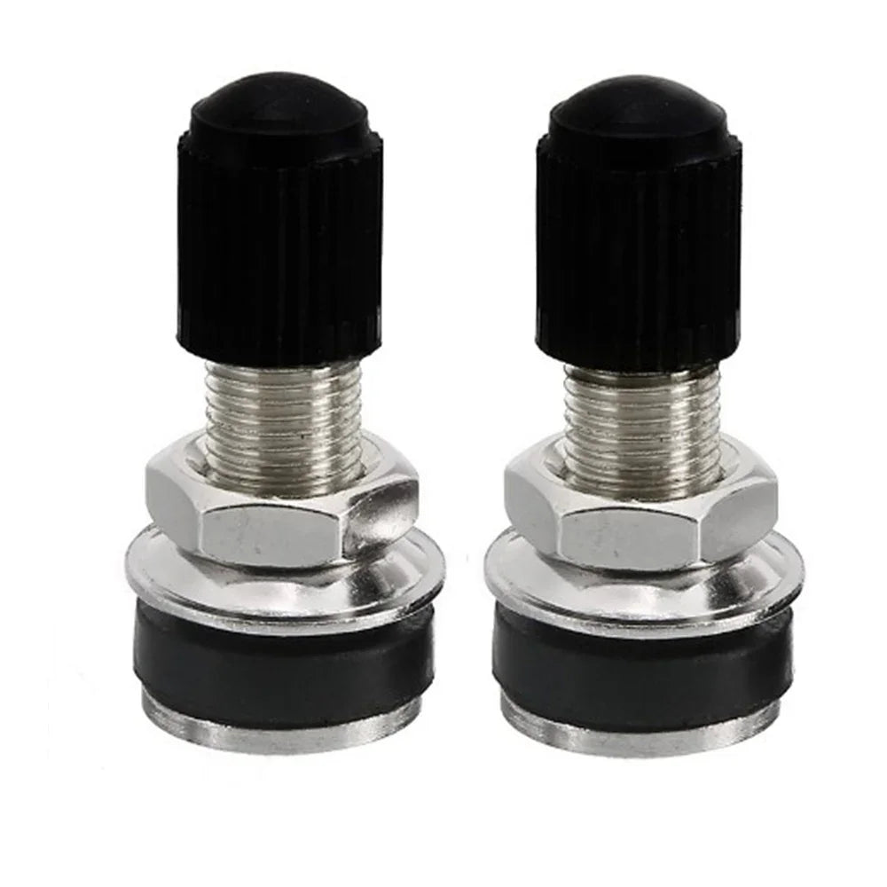 2PCS 32/35MM Tubeless Car Motorcycle Bike Tyre Valve With Dust Cap For Moto Wheel Tire Accessories Universal Tube Tyre