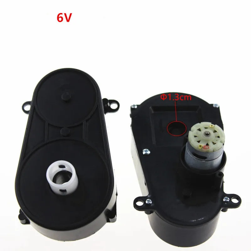 Children's electric vehicle 24V steering shaft motor, 12V/6V Ride on toys servos motor gearbox, Kid's Ride on car steering box