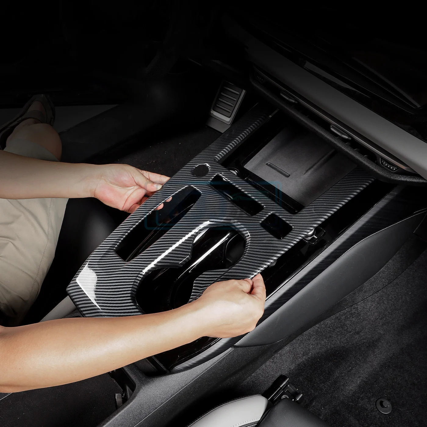 Fit for Audi A5 2026 Accessories Carbon Fiber ABS Interior Overlay Covers Upgrade Inner Decoration Parts Protector