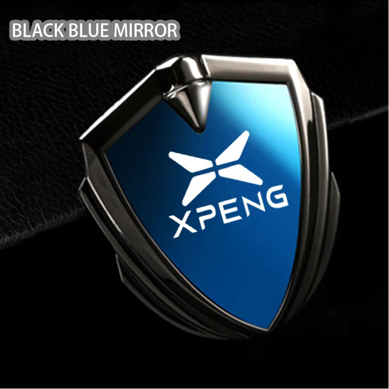 For Xiaopeng Xpeng G6 G9 P7 P7I G3 G3i P5 MONA M03 2025 Accessories Car Body Metal Shield Decorative Sticker Modification Emblem