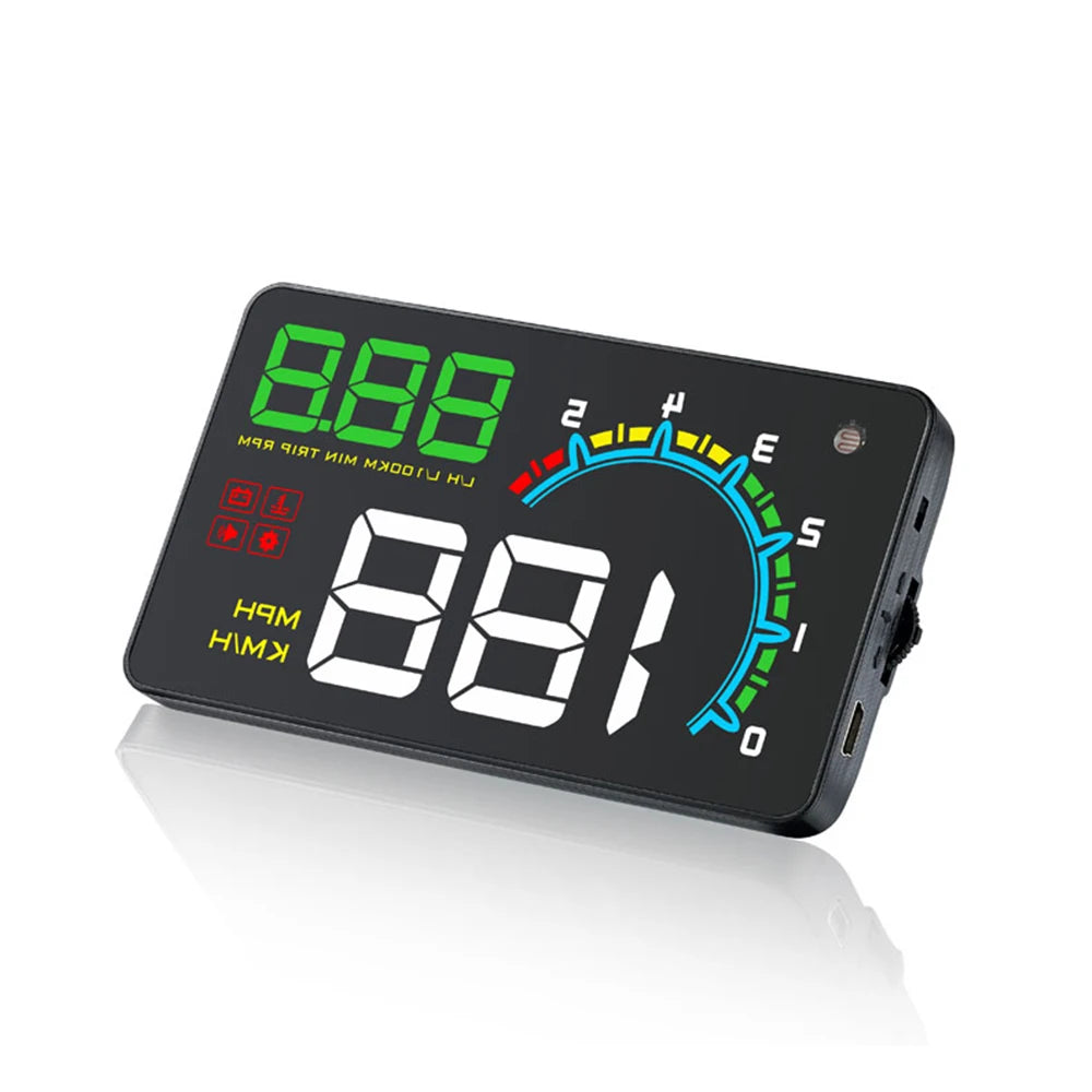 Car Speedometer OBD HUD Digital Head-Up Display Auto Electronics Windshield Projector Water Temperature Speeding Alarm for Cars