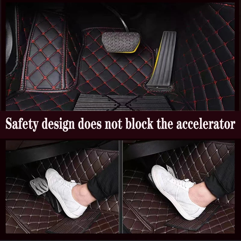 Floor Mats Car For Honda Civic 6th Ferio EJ EK EM Sedan 1999 2000 Luxury Car Floor Mats Left Or Right Hand Drive Car Accessories