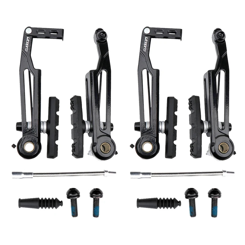 Brazos de freno en V para bicicleta, juego de frenos en V, pinza para bicicleta plegable, extensión de llanta BMX, pinza de montaje directo, accesorios de ciclismo