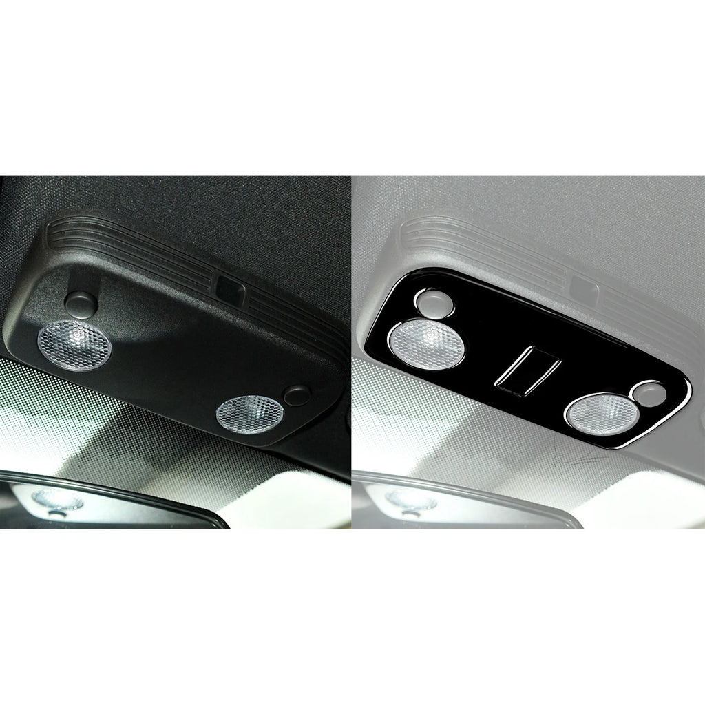 For Ford Mustang 2009-2013 Accessories Car Plastic Black Interior Door Panel Gear Cupholder Air outlet Trim Sticker Decoration