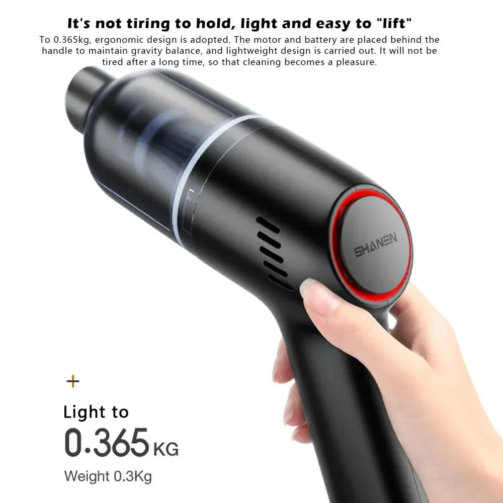 Tufting DIY Vacuum Cleaner Handheld Cordless Powerful Suction for Tufting Gun DIY Tufting Carpet Cleaning Tool Set Car Vacuum