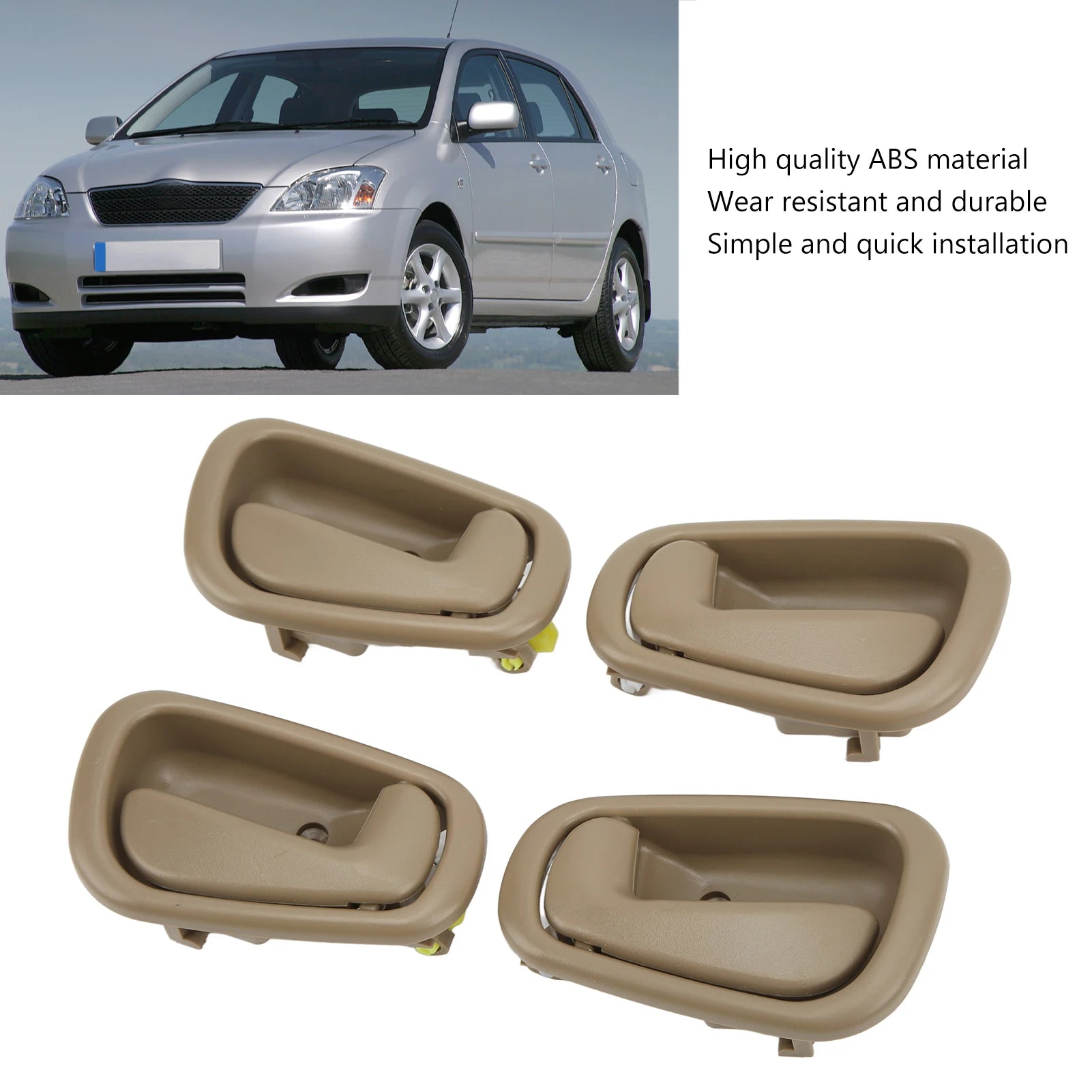 Inside Interior Door Handle Inside Interior Door Handle Car Accessories Handle Replacement for Corolla 1998‑2002 69206‑02050