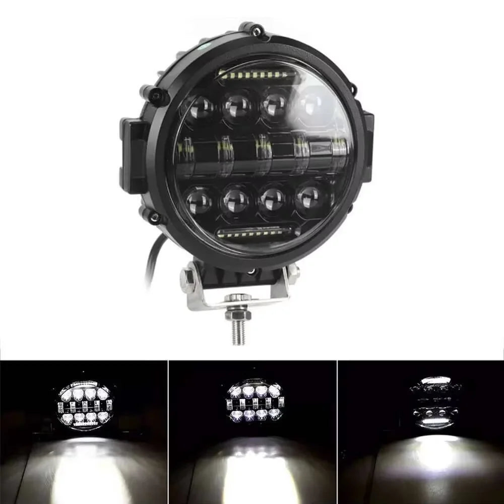 7 Inch Car LED Work Light Bar Driving Lamp For Jeep Offroad Boat Tractor Truck 4X4 SUV UTV ATV Spotlight Led Fog Light Headlight