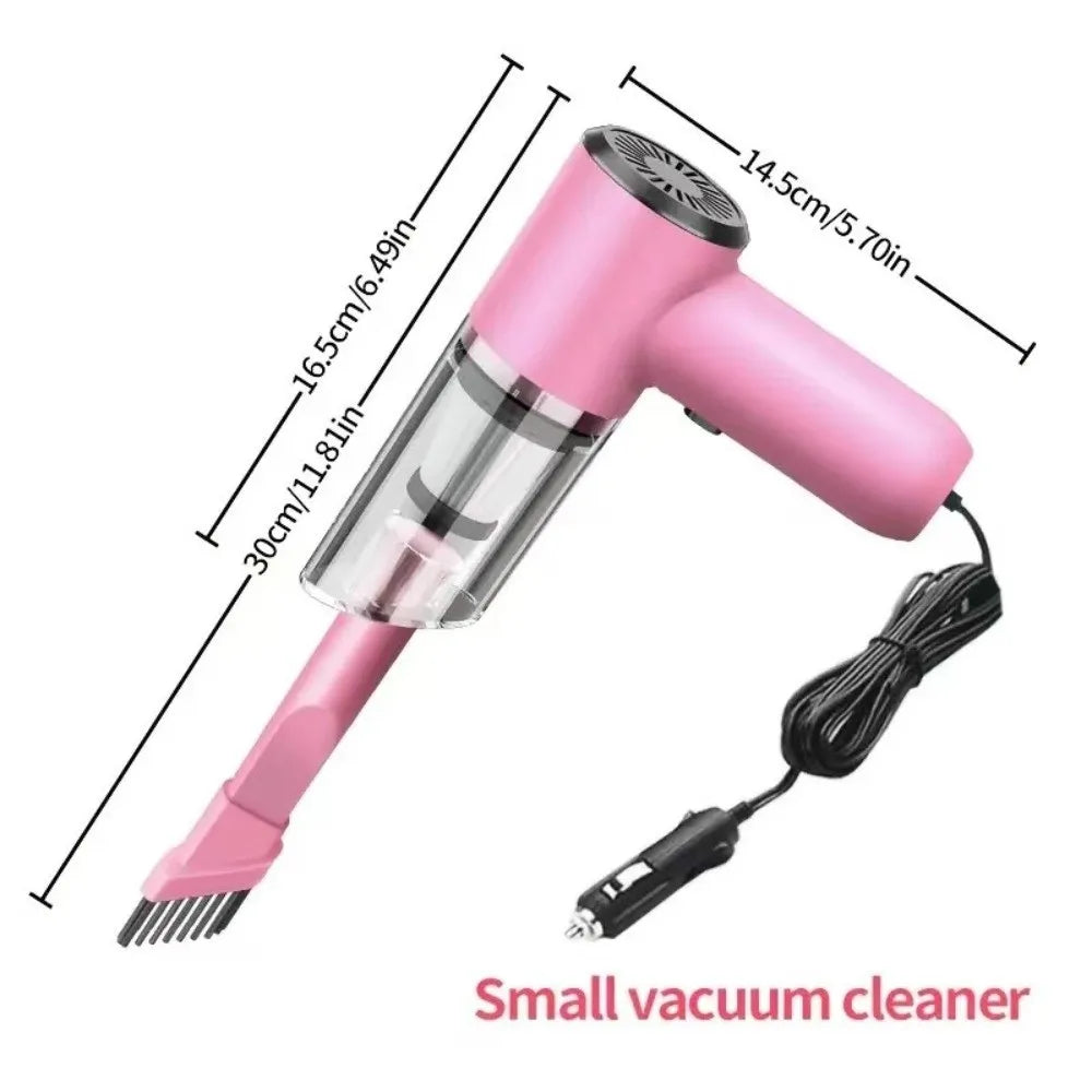 12V Car Vacuum Cleaner with Cord Compact Lightweight Powerful Mini Car Vacuum Vacuum Cleaner Low Noise Handheld Dust Remover