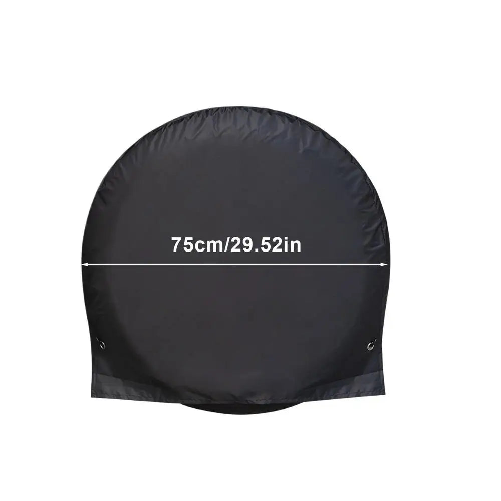 Tire Covers For Trailers UV Resistant Tire Cover UV Resistant Sun Rain Snow Tyre Protector Fits 27-29in Tires Automotive Wheel