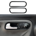 For SEAT Cordoba Ibiza 6L (2002-2009) Trim Accessories. Carbon Fiber Interior Sticker. Car Inner Door Bowl Panel.