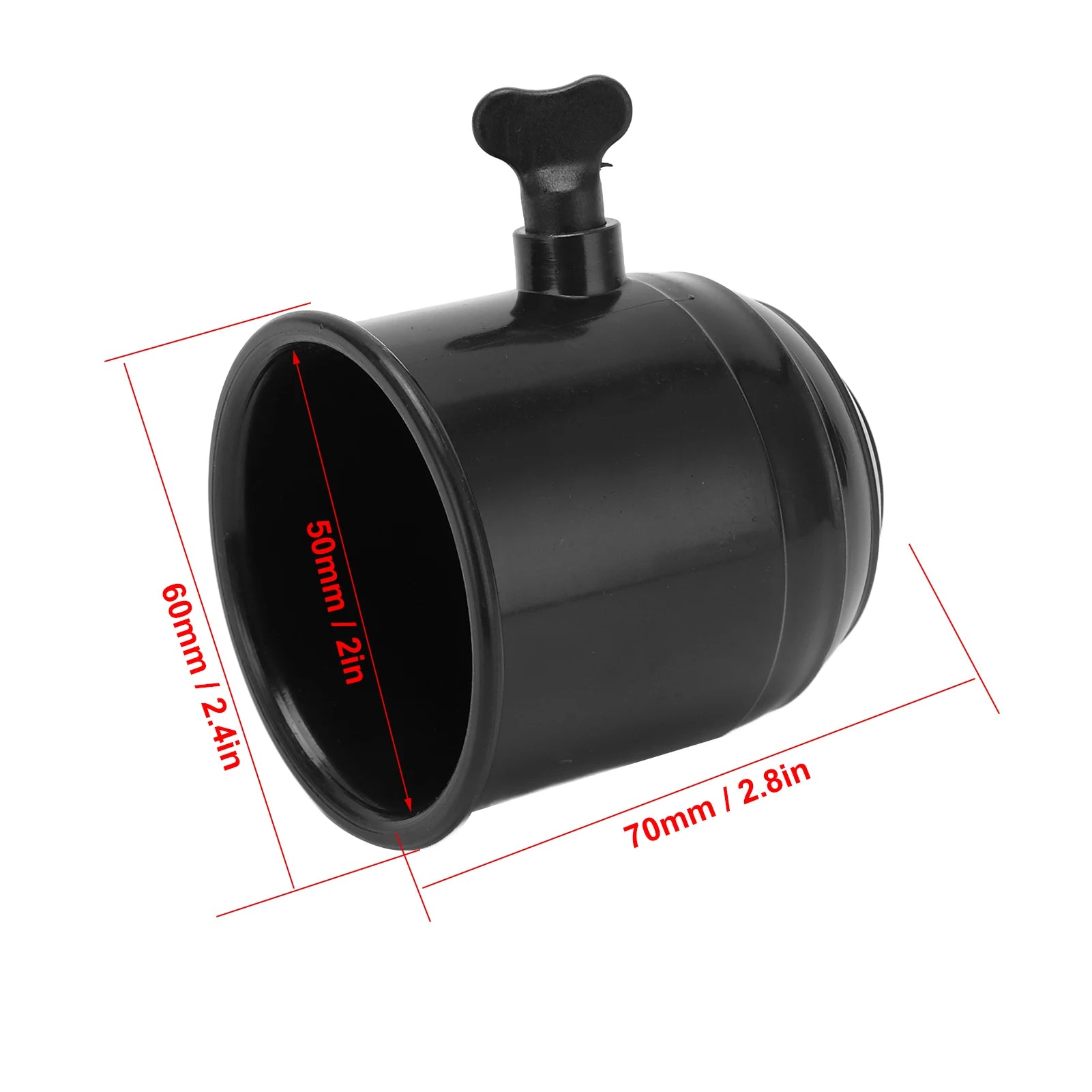 Trailer Hitch Ball Cover ABS Plastic Locking Knob Universal Fit for Truck RV SUV Towing Protection Dust Waterproof Cap