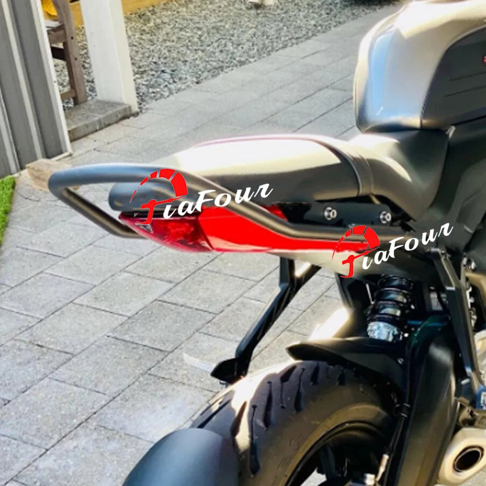 Motorcycle Accessories For Trident 660 2021-2024 Rear Seat Grab Bar Handles Seat Hand Armrest Handle Rail luggage Rack