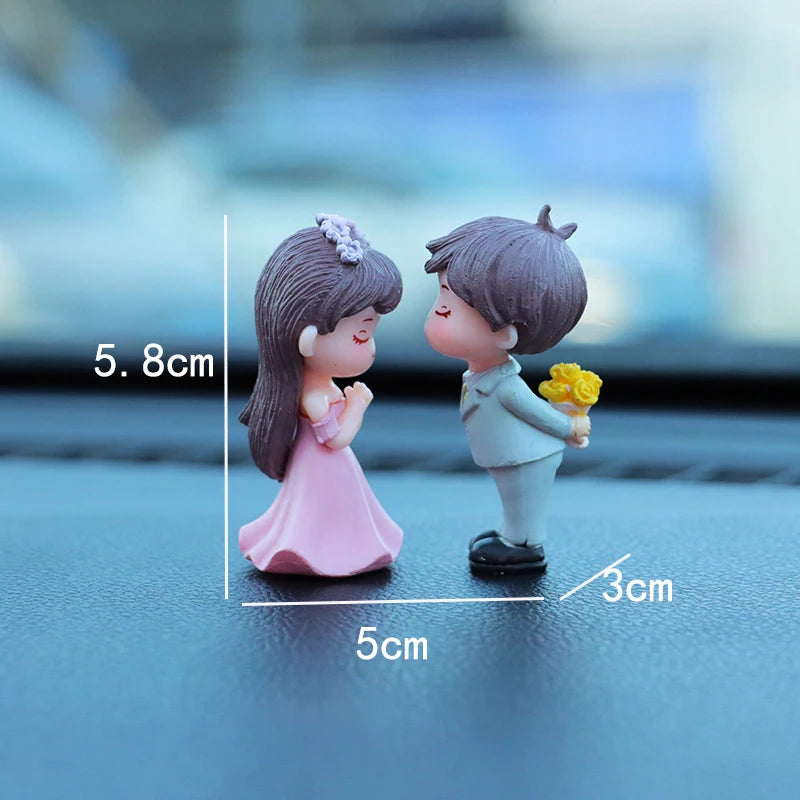 Cute Creative Cartoon Car Decoration Ornaments Auto Center Console Car Interior Accessories